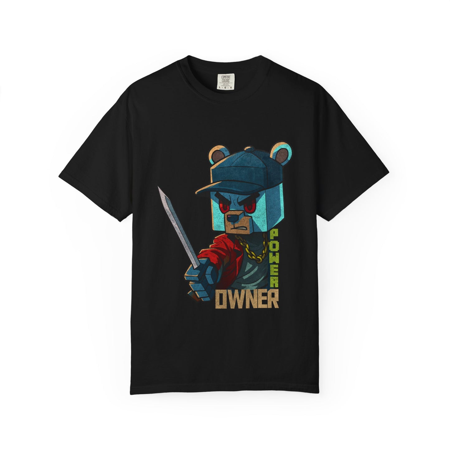 Fierce Katana Bear Tee | PowerOwner Official Merch