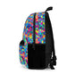 Colorful Geometric Print Backpack | Flowtives Official Merch