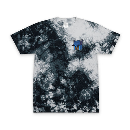 Vibrant Oversized Tie-Dye T-Shirt with Embroidery  | PowerOwner Official Merch