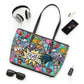 Comic Blast PU Leather Tote Bag | PowerOwner Official Merch