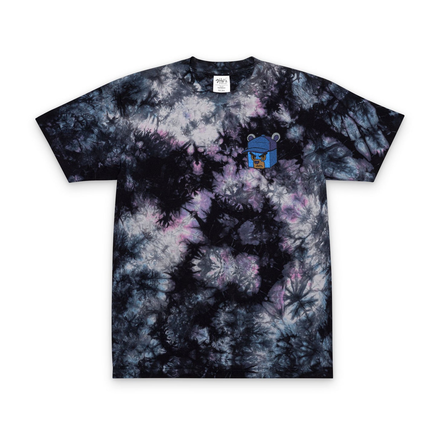 Vibrant Oversized Tie-Dye T-Shirt with Embroidery  | PowerOwner Official Merch