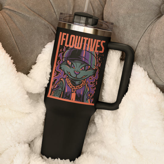 40oz Tumbler Reusable Drinkware | Flowtives Official Merch